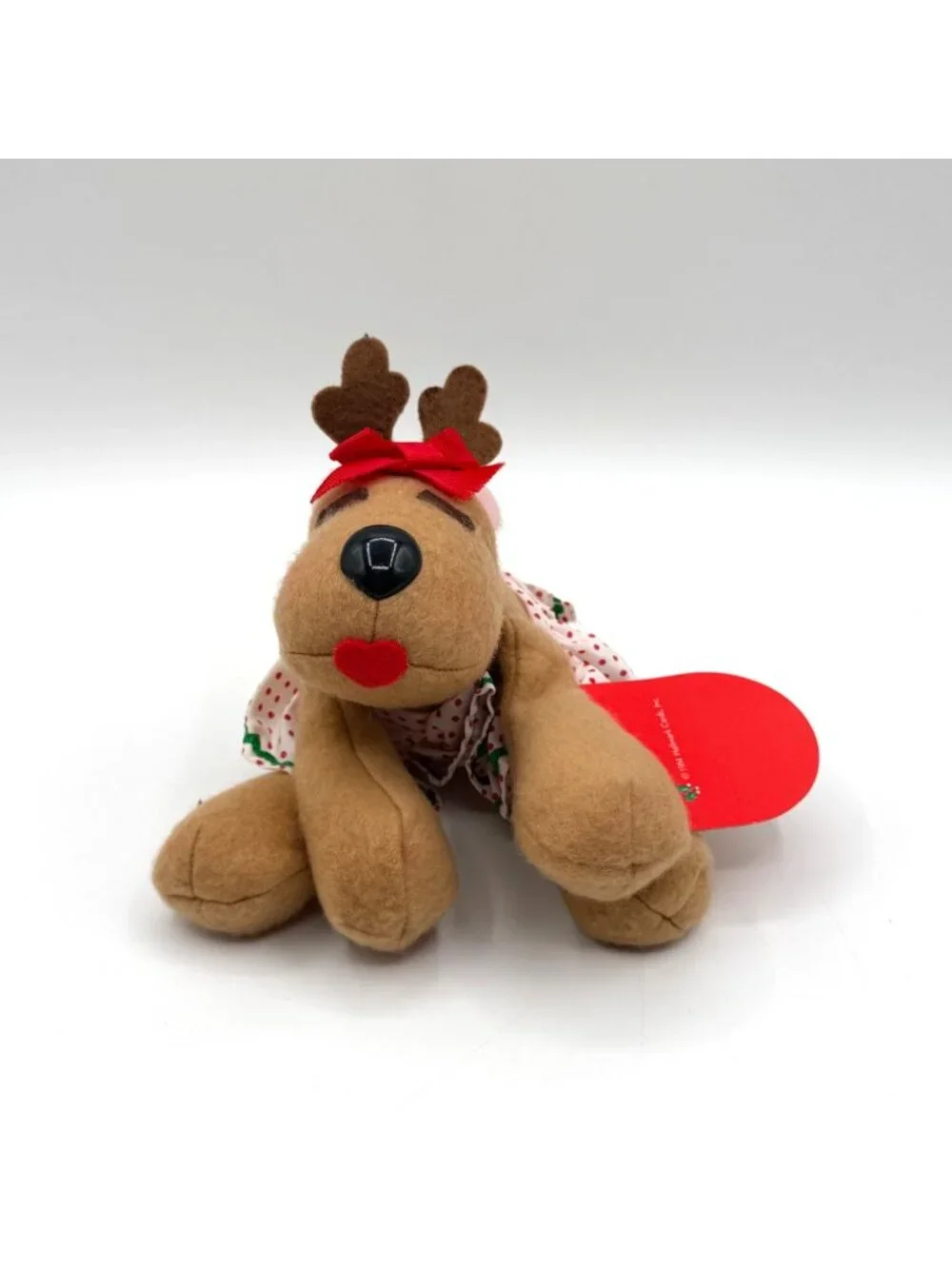 1987 Burger King Rodney and Friends Rhonda Reindeer Stuffed Plush Animal w/ Tag
